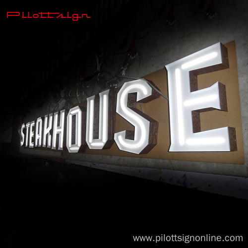 Lighting Display custom shop metal LED neon sign